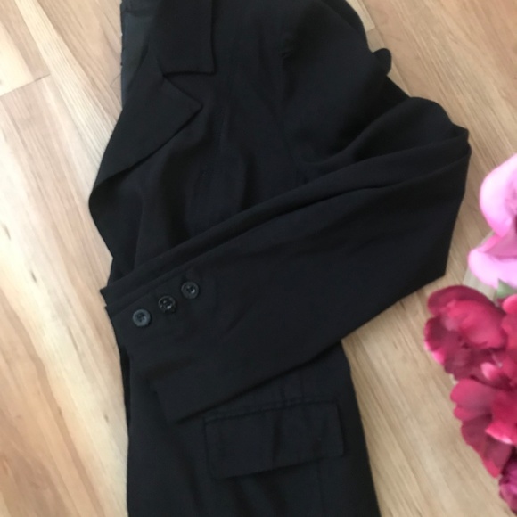 XOXO Classic Collared Single-Button Blazer M Black - Picture 4 of 8